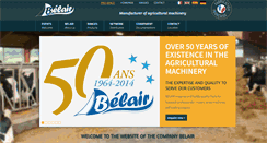 Desktop Screenshot of belair-sarl.com